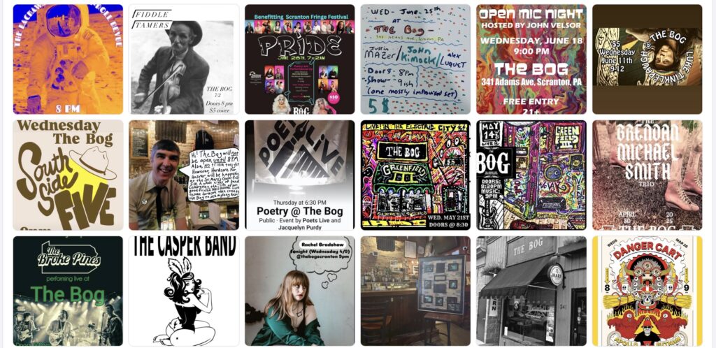 The Bog (Scranton, PA) has established itself as one of the most popular and welcoming music venues in downtown Scranton.