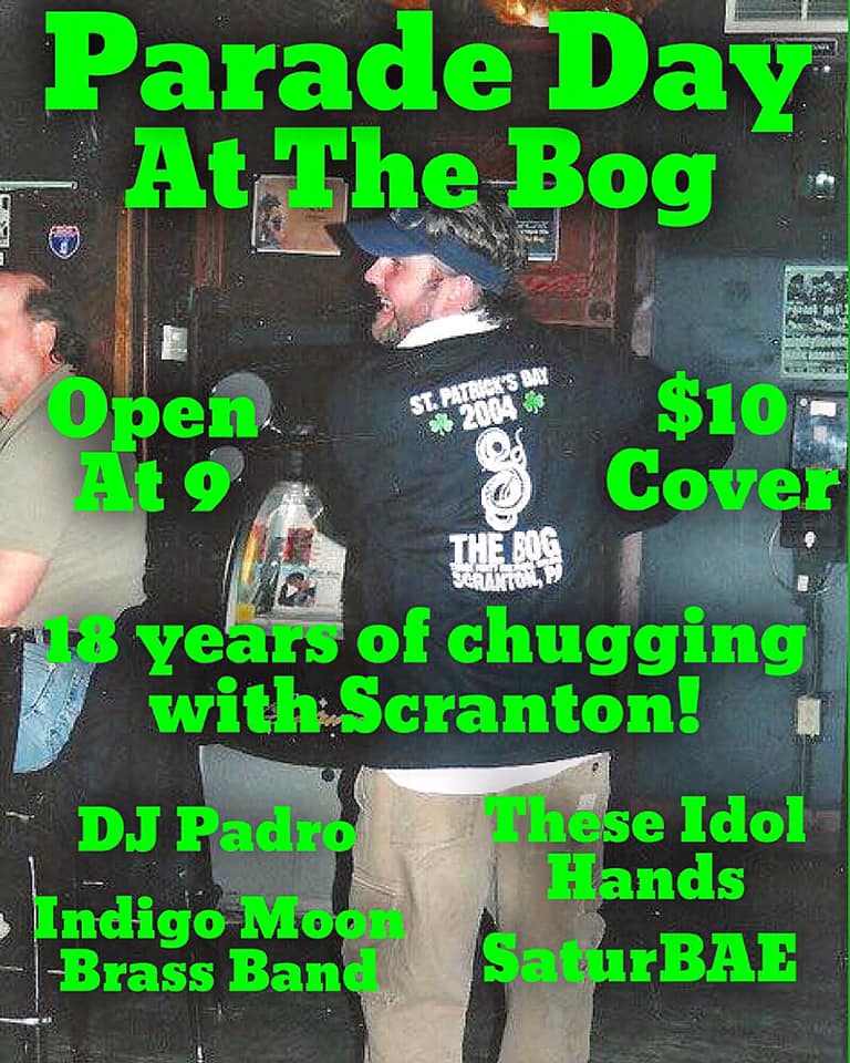 The Bog (Scranton, PA) is one of the city's most popular destinations every year during Parade Day.