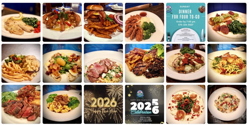 The BoatHouse (Hawley, PA) is an upscale restaurant located near Lake Wallenpaupack.