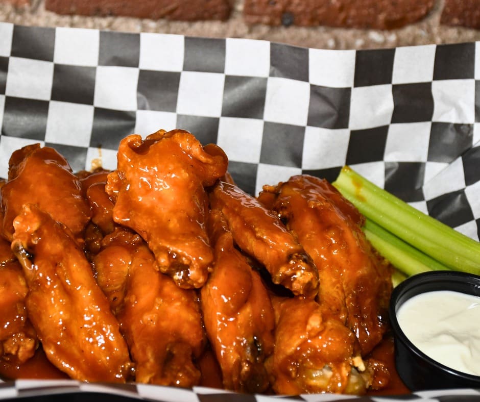 An order of hotwings offered at Ale Mary's (Scranton, PA).