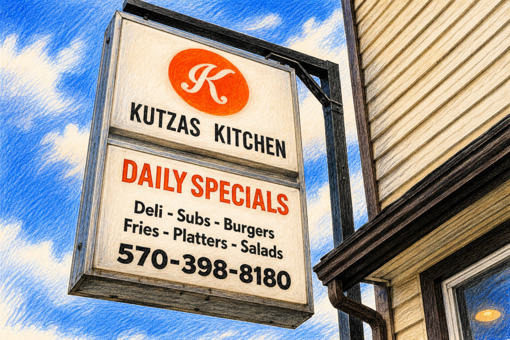 Kutzas Kitchen (Jersey Shore, PA) has announced that it will not be reopening.