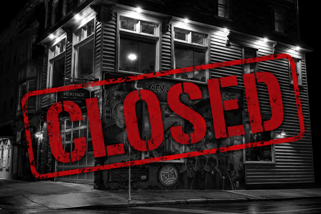 The Heritage Restaurant (Shamokin, PA) has closed after key staff resigned.