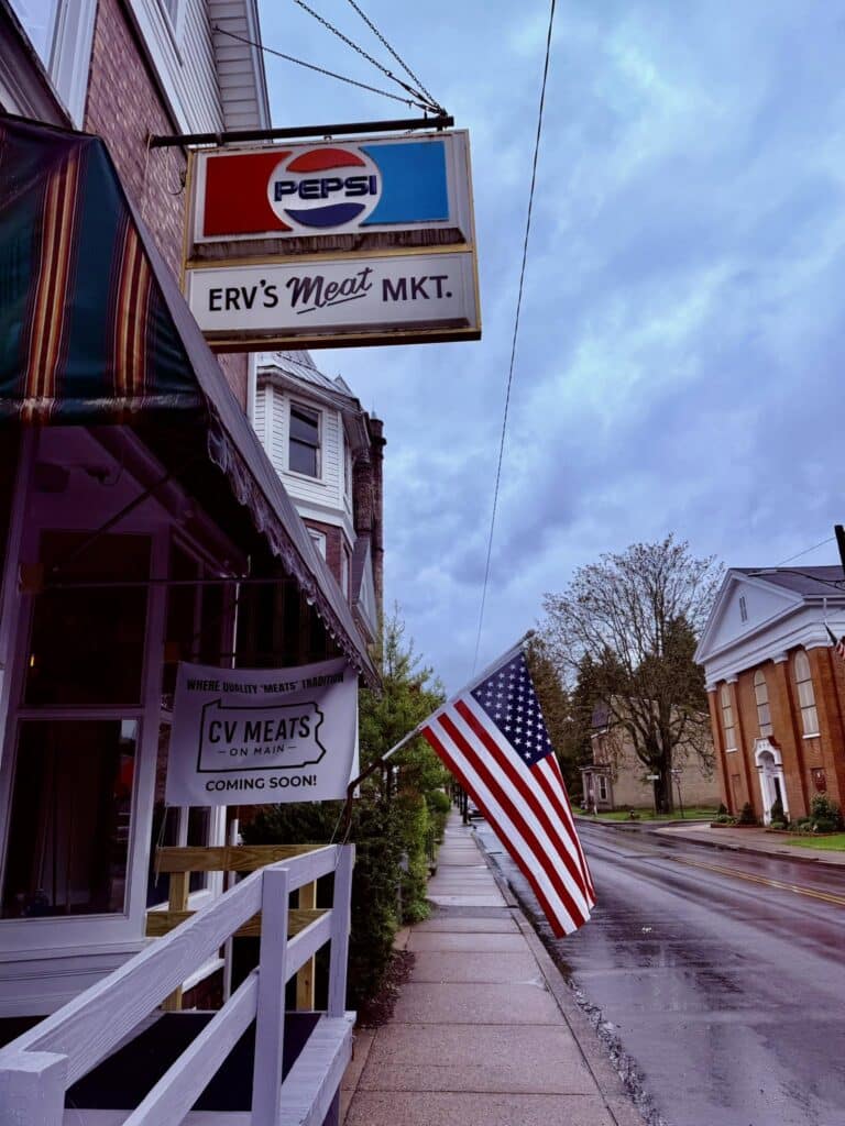 CV Meats On Main (Jersey Shore, PA) is set to open in the former location as the historic Erv's Meat Market.