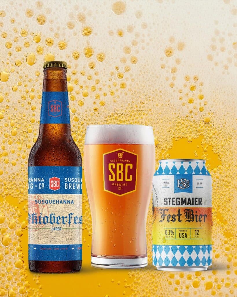 Susquehanna Brewing Company (Pittston, PA) releases its Oktoberfest beer each year.