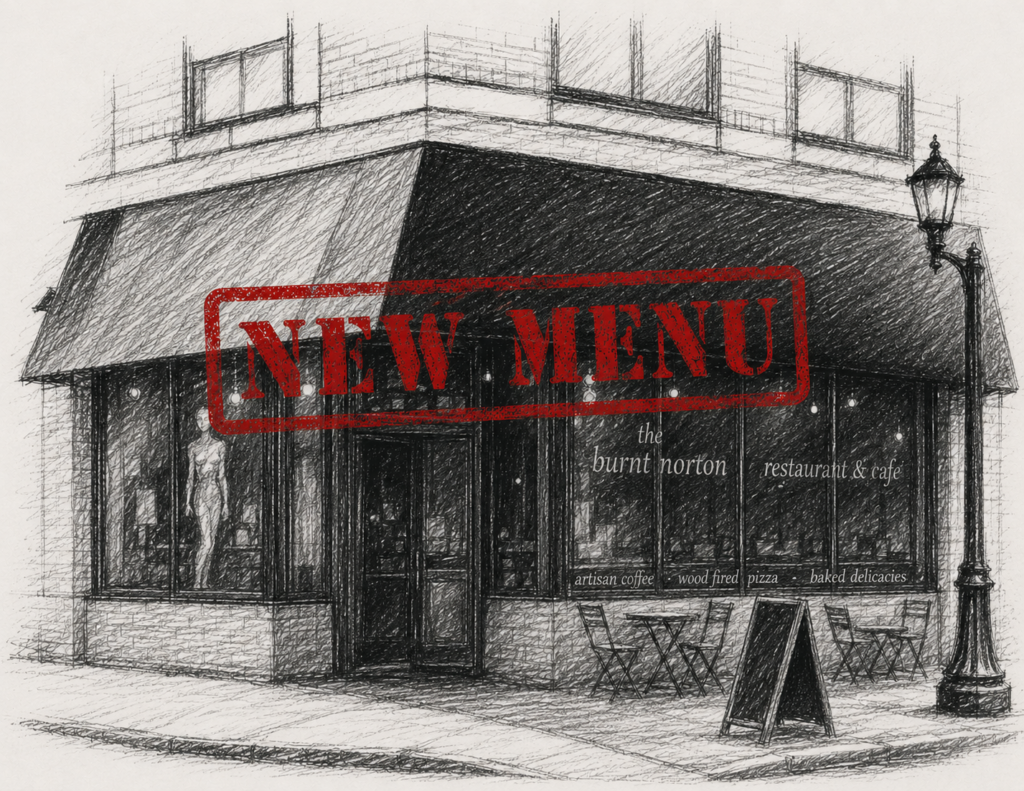 The Burnt Norton (Wilkes-Barre, PA) has unveiled a new Summer menu.