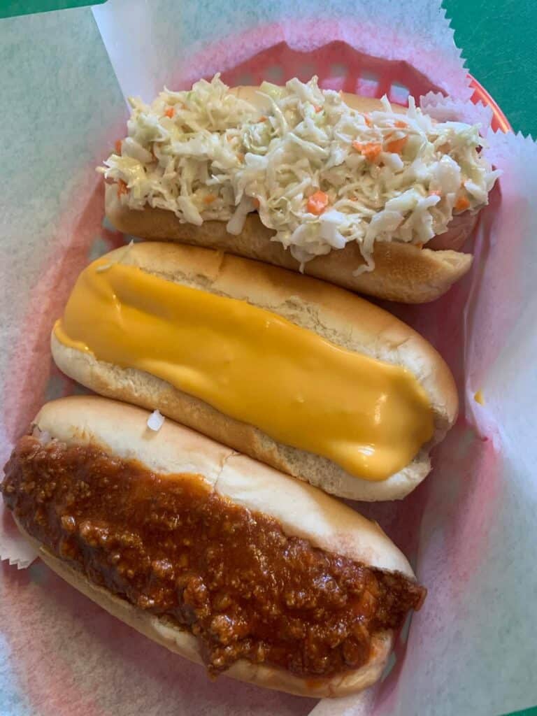 Wiener World (West Pittston, PA) offered a variety of hotdog specials.